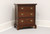 SOLD - CRAFTIQUE Vintage Solid Mahogany Chippendale Three-Drawer Nightstand