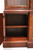 SOLD - HEKMAN Inlaid Flame Mahogany & Yew Wood Federal Breakfront China Cabinet