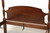 SOLD -  HENKEL HARRIS 150 29 Mahogany Queen Size Rice Carved Four Poster Bed