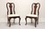 SOLD - THOMASVILLE Collectors Cherry 831 Queen Anne Dining Side Chairs - Pair A