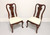 SOLD - THOMASVILLE Collectors Cherry 931 Queen Anne Dining Side Chairs - Pair
