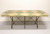 SOLD - DREXEL HERITAGE Cottage Style Faux Marble Dining Table with Metal Base