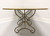 SOLD - DREXEL HERITAGE Cottage Style Faux Marble Dining Table with Metal Base