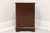 SOLD - Vintage Inlaid Mahogany Traditional Open Cabinet Nightstand