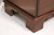 SOLD - Vintage Inlaid Mahogany Traditional Open Cabinet Nightstand