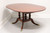 SOLD - PENNSYLVANIA HOUSE Regency Style Solid Cherry Round to Oval Pedestal Dining Table