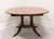 SOLD - PENNSYLVANIA HOUSE Regency Style Solid Cherry Round to Oval Pedestal Dining Table