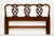 SOLD - DREXEL Solid Mahogany Chippendale Style Queen Size Headboard