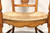 SOLD - French Country Style Rush Seat Lounge Chairs from Colony Furniture - Pair