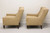 SOLD - VANGUARD "Flynn" by Michael Weiss Tufted Club Chairs - Pair
