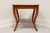 SOLD - ALFONSO MARINA Regency Legrand Yew Wood Square Lamp Table