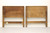 SOLD - HENREDON Artefacts Campaign Style Twin Size Headboards - Pair