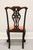 Antique 19th Century Mahogany English Chippendale Dining Side Chairs - Set of 6