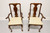SOLD - PENNSYLVANIA HOUSE Solid Cherry Queen Anne Dining Captain's Armchairs - Pair
