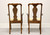 SOLD - PENNSYLVANIA HOUSE Solid Cherry Queen Anne Dining Captain's Armchairs - Pair