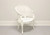 SOLD - HENREDON French Provincial Painted Cane Accent Barrel Chair