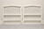 SOLD - HENREDON French Provincial Painted Cane Twin Size Headboards - Pair