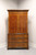 SOLD - Circa 1800 English Yew Wood William & Mary Style Armoire / Linen Press