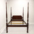 SOLD - DREXEL 18th Century Classics Mahogany Queen Size Rice Carved Four Poster Bed