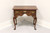 SOLD - COUNCILL CRAFTSMEN Inlaid Crotch Mahogany Queen Anne Style Side Table