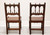 SOLD - LENOX SHOPS Gothic Revival Carved Walnut Dining Side Chairs - Set of 4
