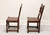 SOLD - LENOX SHOPS Gothic Revival Carved Walnut Dining Side Chairs - Set of 4