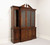 SOLD - DAVIS CABINET Co Solid Mahogany Chippendale Breakfront China Cabinet