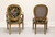 SOLD - HENREDON French Louis XVI Walnut Caned Dining Side Chairs - Set of 4