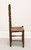 SOLD - Vintage Mid 20th Century Cottage Style Ladder Back Rush Seat Chairs - Set of 4