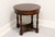 SOLD - WOODBRIDGE FURNITURE "Bristol" Rustic Round Accent Table B