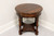 SOLD - WOODBRIDGE FURNITURE "Bristol" Rustic Round Accent Table B