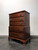 SOLD OUT - DAVIS CABINET COMPANY Solid Cherry Chippendale Chest on Chest 