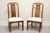 SOLD - THOMASVILLE Mystique Asian Chinoiserie Dining Side Chairs - Pair A