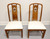 SOLD - THOMASVILLE Mystique Asian Chinoiserie Dining Side Chairs - Pair A