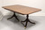 SOLD - KINDEL Banded Mahogany Double Pedestal Dining Banquet Table