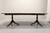 SOLD - KINDEL Banded Mahogany Double Pedestal Dining Banquet Table