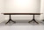 SOLD - KINDEL Banded Mahogany Double Pedestal Dining Banquet Table