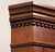 SOLD -  CRAFTIQUE Solid Mahogany Chippendale Corner Cupboard / Cabinet