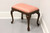 SOLD - ETHAN ALLEN Queen Anne Bench Footstool - B