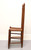 SOLD - Vintage 1950's Solid Cherry Ladder Back Dining Chairs with Rush Seats - Set of 6