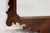 DREXEL HERITAGE Chippendale Crotch Mahogany Beveled Wall Mirror