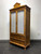 SOLD OUT - BAKER FURNITURE Inlaid Pine Faux Bamboo Armoire w/ Wire Mesh Doors & Fitted Interior