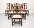 SOLD - HICKORY CHAIR Solid Mahogany Chippendale Straight Leg Dining Side Chairs - Set of 6