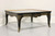 SOLD - DREXEL HERITAGE Asian Chinoiserie Black Lacquer Glass Top Coffee Cocktail Table