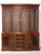 SOLD - HICKORY CHAIR Historical James River Plantations Banded Mahogany Traditional Breakfront China Cabinet