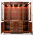 SOLD - HICKORY CHAIR Historical James River Plantations Banded Mahogany Traditional Breakfront China Cabinet