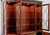 SOLD - HICKORY CHAIR Historical James River Plantations Banded Mahogany Traditional Breakfront China Cabinet