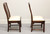 SOLD - THOMASVILLE Mahogany Asian Chinoiserie Dining Side Chairs - Pair A