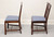 SOLD - Solid Mahogany Chippendale Dining Chairs by Young Hinkle Link-Taylor - Pair A