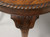 SOLD - Antique 19th Century Mahogany Round Accent Table w/ Ball in Claw Feet